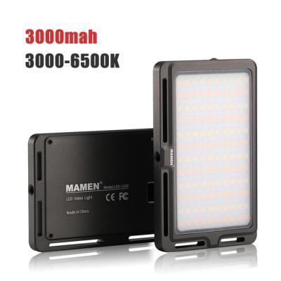 China MAMEN LED Video Light 3000-6500K Dimmable Portable Photography Fill Light On Camera Lighting For Photo Studio Video LED-120B for sale