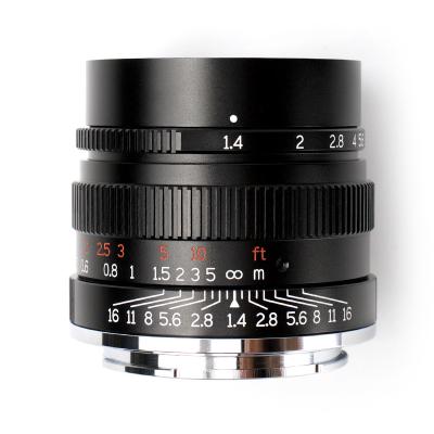 China 7artisans 35mm Full Frame F1.4 Fixed Lens Camera Lens Manual Focus For SONY E-mount Camera A7 A7II A7R A7RII A7S A6500 7artisans 35mm Lens F1.4 for sale