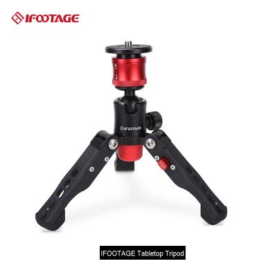 China IFOOTAGE Minipod Video Camera Tripod Protable Desktop Table Mount with 3/8 and 1/4 inch Dish Quick Release Max Load 17.6 lbs for sale