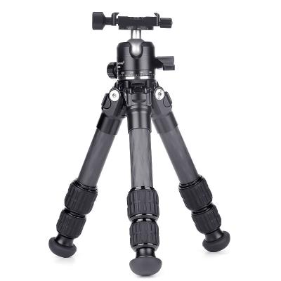 China SUNWAYFOTO T1C30N Video Camera Light Small Mini Carbon Fiber DSLR Professional Carbon Tripod Camera Stand For Phone Camera Accessories Video for sale