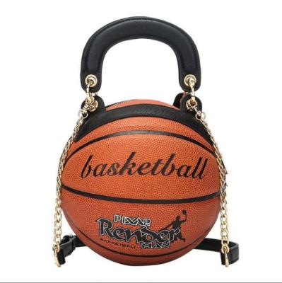 China Wholesale Fashion Basketball Purse Ball Bag Pink Basketball Purse Handbags Basketball Purse Purse for sale