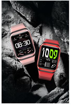 China Openluchtgps die Waterdichte de Batterij volgen van de de Vertonings24h Health Monitor van Smartwatch AMOLED Te koop