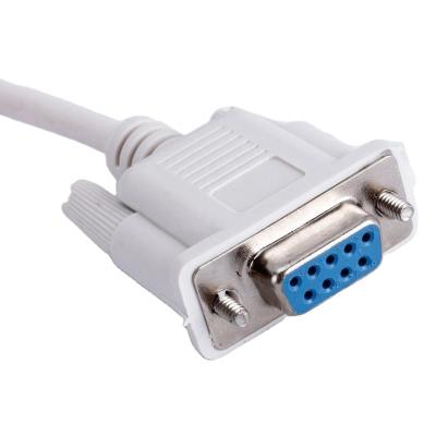 China COMPUTER DB9 RS232 Female To Female 9 Pin Computer Lcd PC Serial Data Transfer Cable for sale