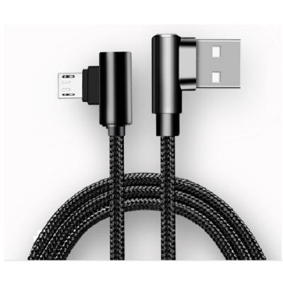 China High Quality 90 Degree Micro USB Cable Computer Charger For Playing Games for sale