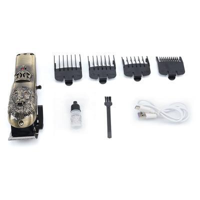 China Customized Outdoor Professional Rechargeable Cordless Electric Men Hair Clipper for sale