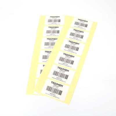 China Brand Design Custom Printed Glossy Surface Package Adhesive Logo Paper Sticker Labels Barcode Personalized With Barcode for sale