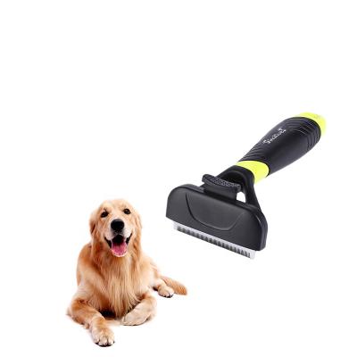 China New Viable Cleaning Dog Cat Hair Remover Deshedding Brushes Innovation Stainless Steel Pets Combs for sale