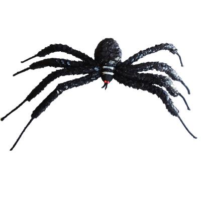 China Outdoor Plastic Crawling 3 Feet Furry Decoration Spider Props For Halloween for sale