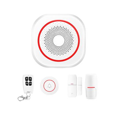 China Original factory powered by Tuyasmart protection home security wireless Tuya alarm for sale