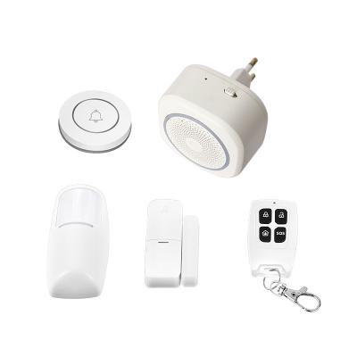 China Voice Controlled White WiFi Alarm Systems Complete Protection House for sale