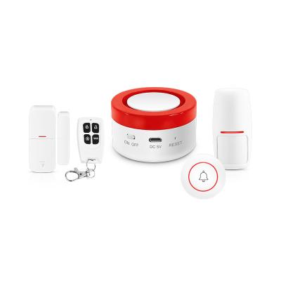 China RF 433Mhz powered by TuyaSmart alarm system wireless wifi Tuya smart security system for sale