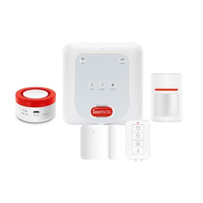 China DC5V / 2A Home Security Alarm System With Alexa Google Assistant for sale