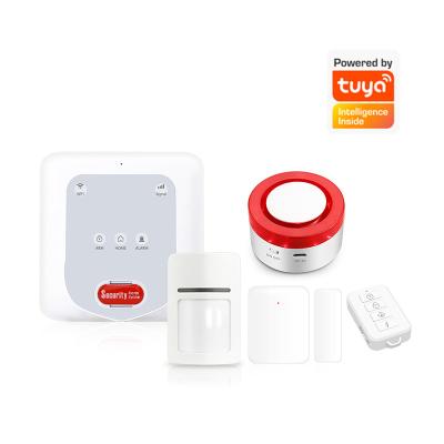 China Factory prices anti theft Tuya wifi home alarm system smart gsm zigbee gateway burglar alarm system for sale