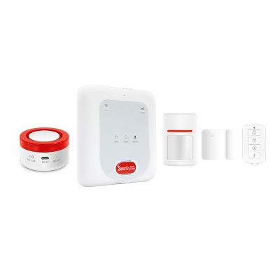 China Original manufacturer iot devices controlled by TuyaSmart APP wireless wifi gsm home security zigbee alarm system for sale