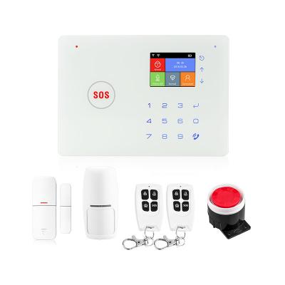 China WiFi GSM Home Security Alarm System Auto Dial  SMS  Multiple Language for sale