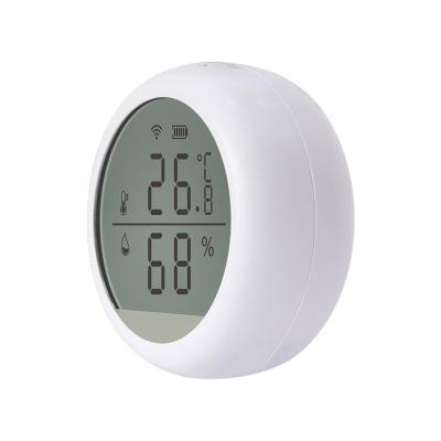 China New Design Tuya Smart WiFi and zigbee temperature and humidity alarm detector for home and business for sale