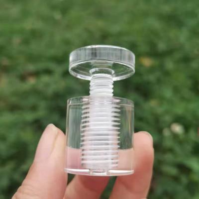 China 19x25mm Clear Round Acrylic Wall Mount Fastener Glass Advertising Acrylic Nail Polish Display Sign Standoff Screws for sale