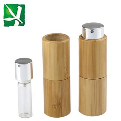 China Perfume Container 2020 Hot Sale Bamboo Beautiful Perfume Bottle for sale