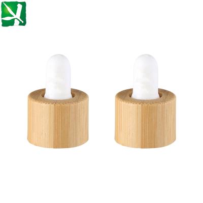 China Lids 18/410,20/410, essential oil bottle bamboo white lid for sale