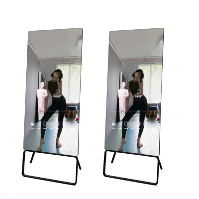 China Indoor Magic Booth Mirror Fitness Mirror LCD Display Magic Photo Booth Display for sale