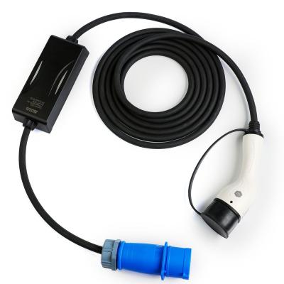 China Hot Sale DC Electric Car Ev Electric Vehicle EV Fast Charging Car Charging 16A DX-VPC-16A-EU for sale