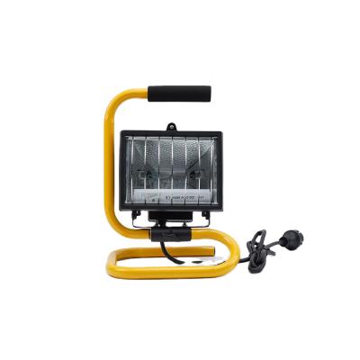 China Multifunctional Outdoor Industrial Aluminum Die Casting Halogen Work Camper Light For Camping for sale