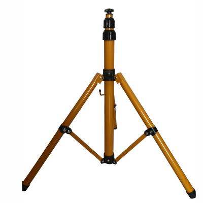 China Adjustable Theme Park LED Work Light Tripod Stand 6ft Double Head Tripod Stand For Outdoor Led Flood Light for sale