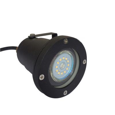 China Outdoor Garden Black Landscape Garden Light IP65 With GU10 Spot Light for sale