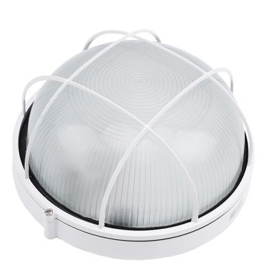 China MODERN E27 Led Round Wall Light Die Casting Outdoor Light Outdoor Mount Bulkhead Light for sale