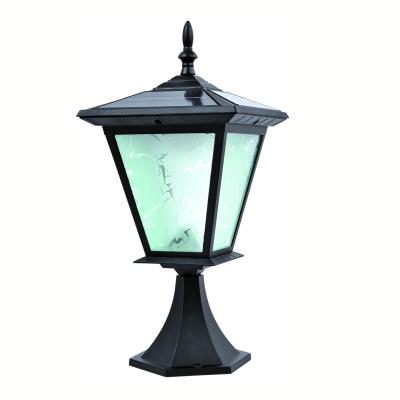 China Modern Outdoor Lighting Fixtures European Waterproof Aluminum Solar Garden Lamp LED Wall Lantern Light for Outdoor for sale