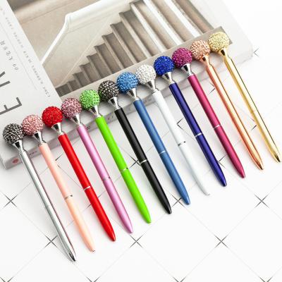 China Office & School Pen New Color Drill Ballpoint Pen Diamond Pen Korea Fashion Advertising Pen for sale