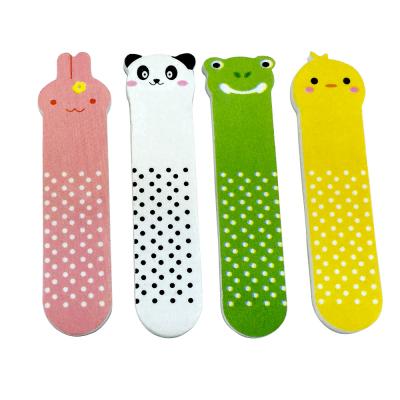 China Nail Polish Folder Mixed Soft Touch Design Sponge Patterns Colorful Custom Printed Kids Mini Nail Folder for sale