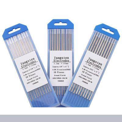 China WZ8 Tool Argon Arc Welding Tungsten Electrode Tungsten White Main Needle 1.6/2.0/2.4/3.0/3.2*150 for sale