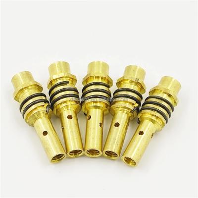 China 15AK Iron Gas Nozzle Holder Torch Contact Tip Holder CO2 Air Cooled MIG Welding Gun Accessory for sale