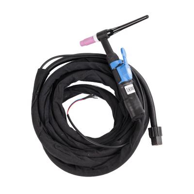 China Plastic Insulation 4M TIG Torch WP26 200A Tungsten Argon Arc WP26 with TIG Welding Accessories TIG Welding Torch Switch for sale