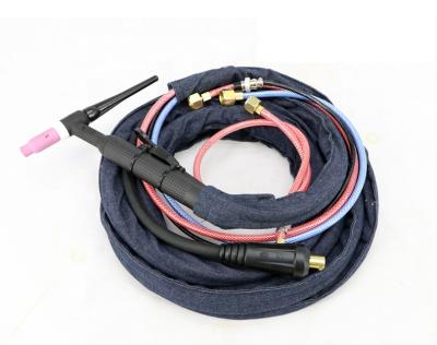 China Metal Welding High Quality Water Cooled Argon Arc Welding Torch 8M WP-18 for sale