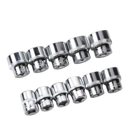 China Durable 3/8 Inch Mid-Flight Socket Short Head, 7/8/10/14/17mm 10mm Small Head Medium Fast Hex Socket Wrench Socket Wrench for sale