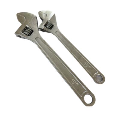 China Good Quality Durable Carbon Steel Promotional Drop Forged Portable Adjustable Wrench for sale