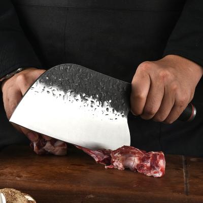 China Viable Newcomer Knife Slaughter Butcher Chef Serbian High Carbon Steel Forged Kitchen Knives for sale