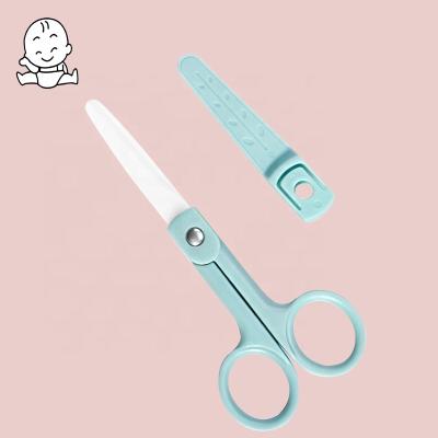 China Universal Kitchen Fruit Vegetable Meat Cutter Food Grade Cut Safe and Healthy Zirconia Ceramic Scissors for Baby for sale