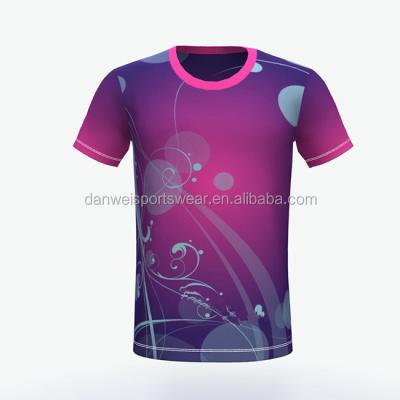 China Different Type Short Sleeve Collar Men's Short Sleeve OEM Sublimation Printing T-Shirt for sale