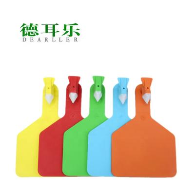 China Tracking Identification Management Polyurethane Animal Ear Tag For Cattle for sale