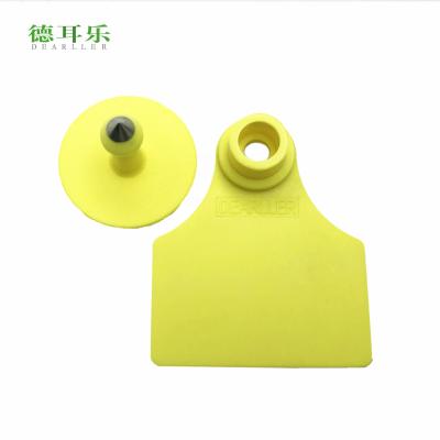 China Identification Management Tracking Customized Barcoded Cow Cattle Sheep Printed Cow Animals Sheep Ear Tags for sale