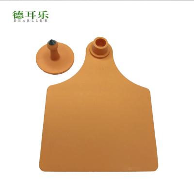 China Tracking Plastic Animal Identification Management Ear Tag Tag For Livestock Farm for sale