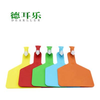 China Tracking Plastic Animal Identification Management Ear Tag Tag For Livestock Farm for sale