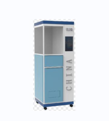 China Fully Automatic Touch Screen Face Recognition Blue And White Ceramic Cup Vending Machine 1600*650*550 for sale