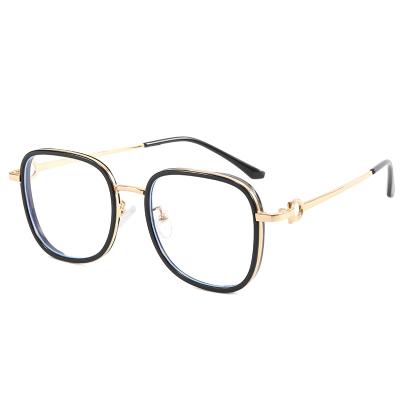 China New Design Logo Square Metal Optical Glasses Custom Fashion 2021 for sale