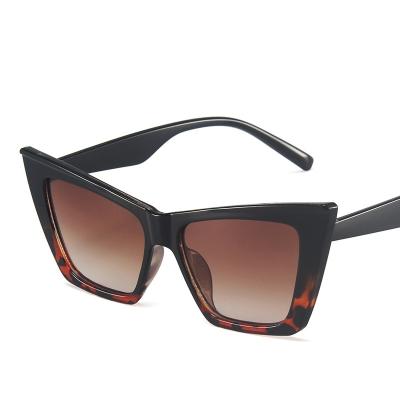 China Retro European and American fashion personality fashion leopard-copy sunglasses for men and women exquisite cat-eye fashionable net red for sale