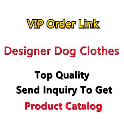 China Stocked 2022 brand designer high quality dog ​​clothes wholesale supplies designer luxury pet clothes for sale