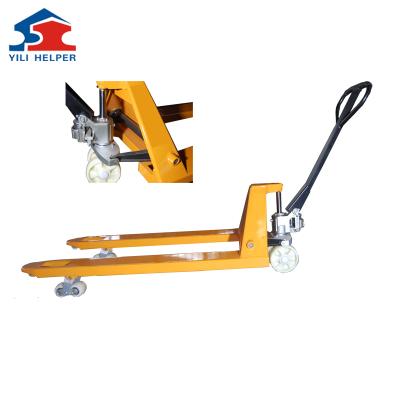 China High Efficiency Low Profile Hand Pallet Truck High Lift Hand Pallet Truck Price 2500kg for sale